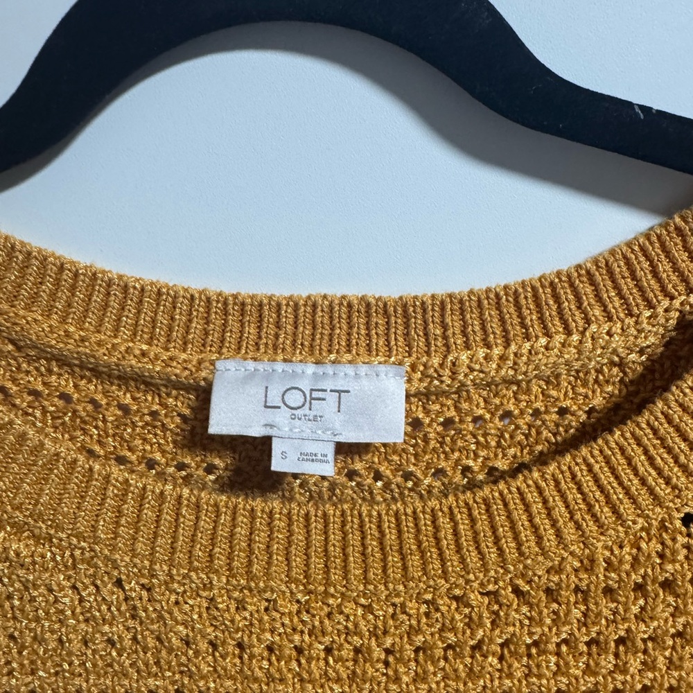 LOFT Women's Golden Knit Sweater